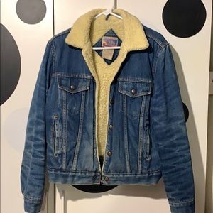 Vintage Sherpa Truckers Jacket
